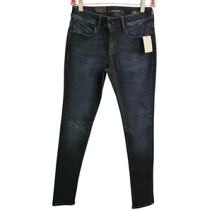 Mavi Gold Alexa Mid Rise Skinny Jeans Dark Wash Indigo W27